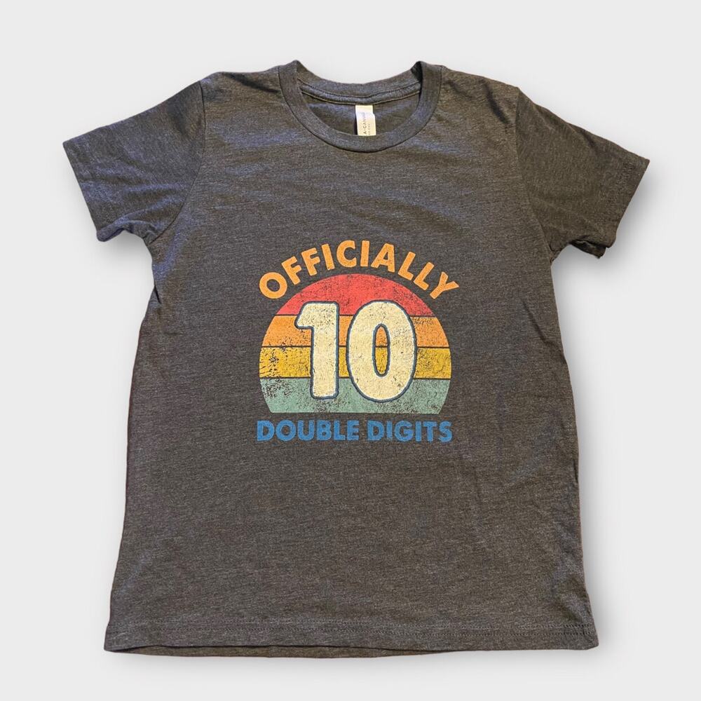 Handmade 10/12 Double Digits Birthday Tee